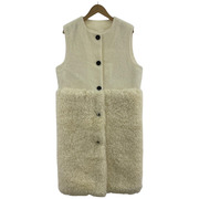 Gypsohila ジプソフィア Wool Mohair Teddy Vest（F)ホワイト