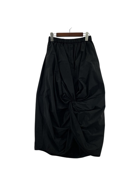 nagonstans draping skirt S ブラック