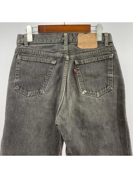 Levi's パンツ 90s USA 501 black denim pants 先染メ
