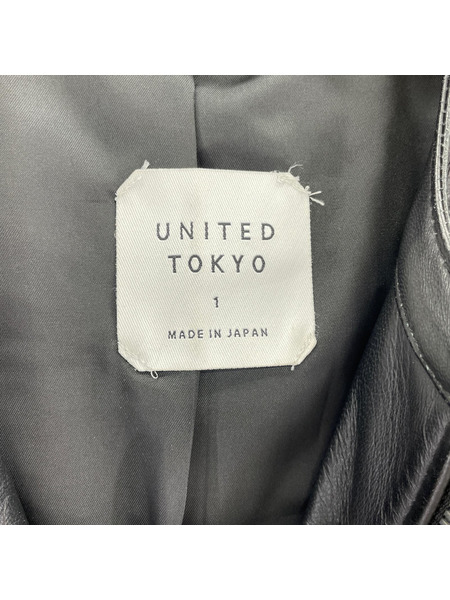 UNITED TOKYO ジャケット シープレザー size1