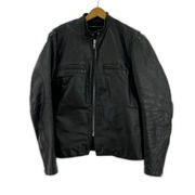 OLD・VINTAGE ライダース 60~70s BROOKS シングル ライダースジャケット (42) 黒