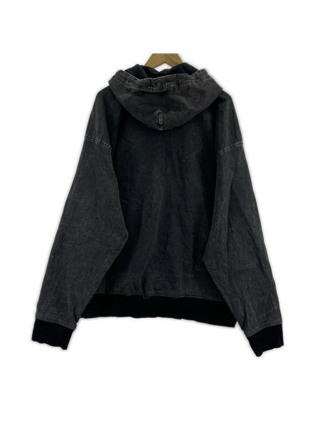 DIESEL パーカー d-um-rib track 黒