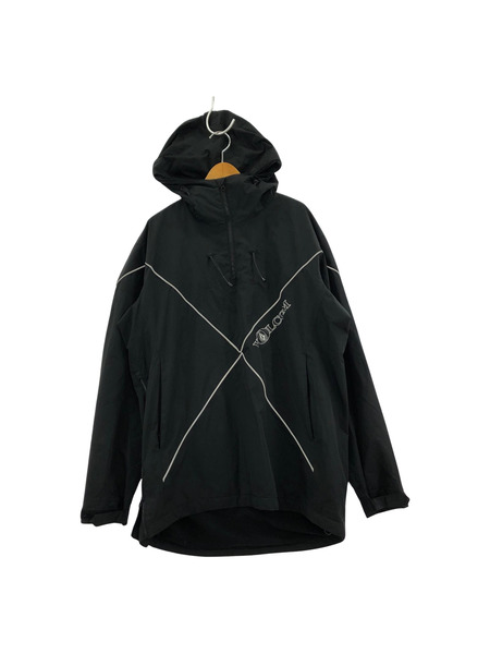VOLCOM パーカー ナイロンパーカー 黒 (XL)