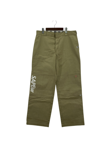 Dickies×A Elegantes SAPEur ワークパンツ ベージュ (L)