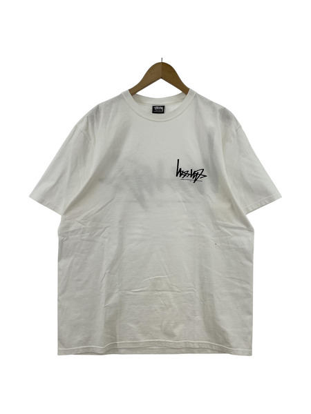 STUSSY/S/Sカットソー/L/ホワイト