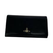 Vivienne Westwood 長財布 オーブ/レザー/黒
