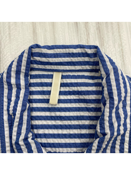 半袖シャツ SUNFLOWER SPACE SHIRT ブルー