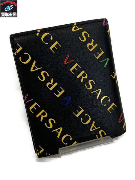 VERSACE Folded Wallet 総柄 二つ折り財布