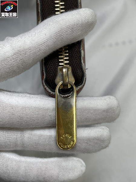 状態考慮 長財布 トランクタイム ラウンドジップウォレット