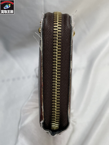 状態考慮 長財布 トランクタイム ラウンドジップウォレット