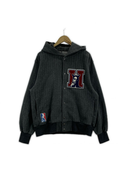 HYSTERIC GLAMOUR ソノ他 SPEAK NO EVILワッペン パーカー GRY (M)[値下]