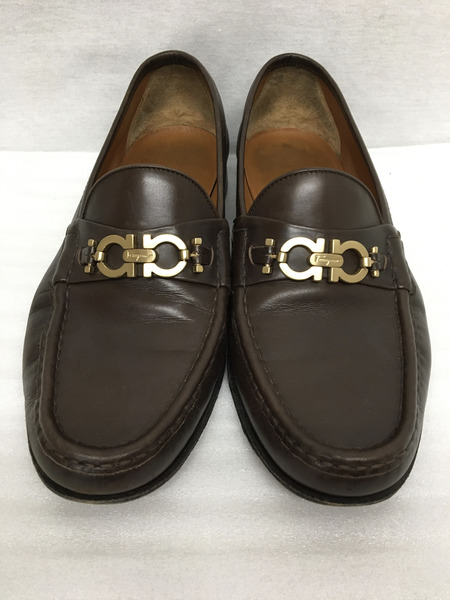 Salvatore Ferragamo/ガンチーニ/ローファー（9EE）