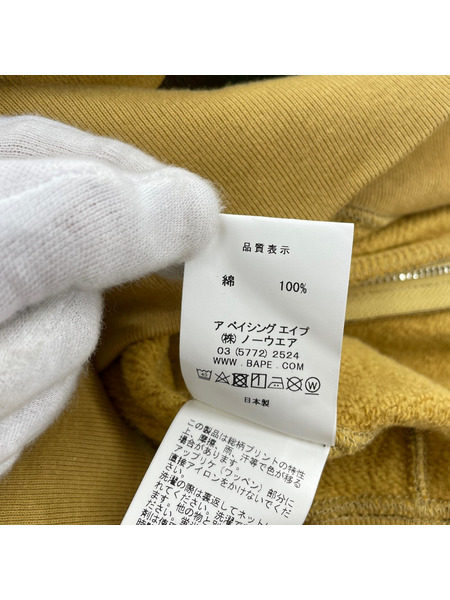 A BATHING APE パーカー(ジップアップ) WGM 1st CAMO SHARK (XL)