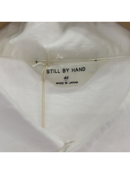 STILL BY HAND 半袖シャツ WHT 46