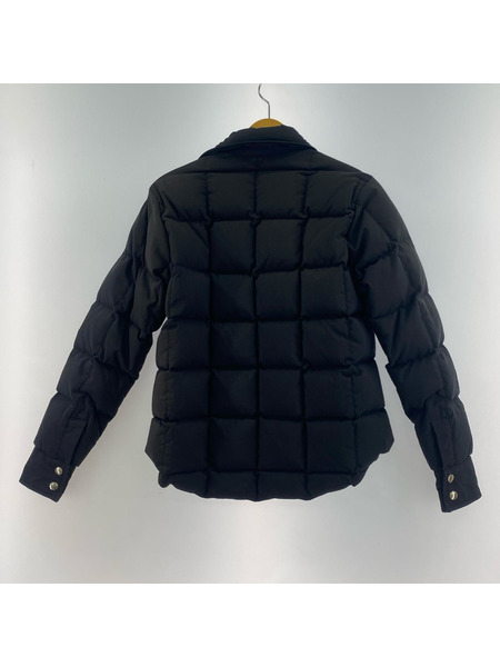 Crescent Down Works ダウンジャケット スクエアキルティングダウンジャケット (S) 黒