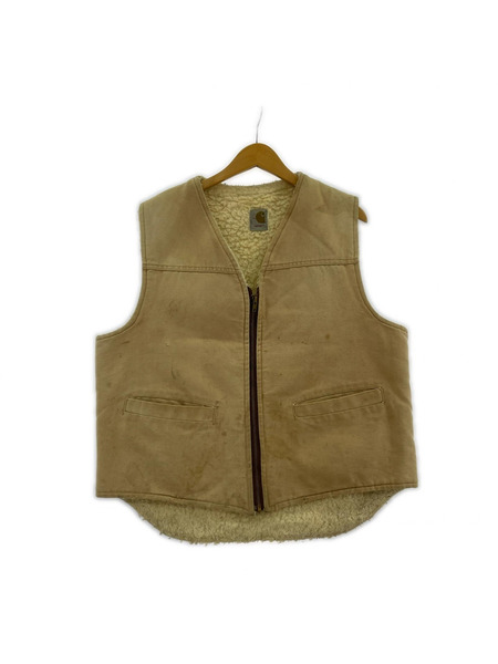 Carhartt ジレ・ベスト 70s プリントタグ ダックベスト