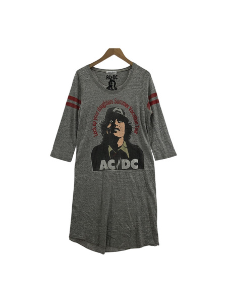 HYSTERIC GLAMOUR AC/DC ロングTシャツワンピース