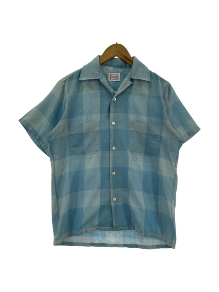 60s Towncraft S/S open collar shirt