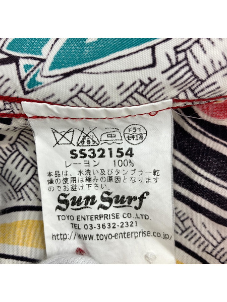 SUN SURF S/S レーヨンシャツ S