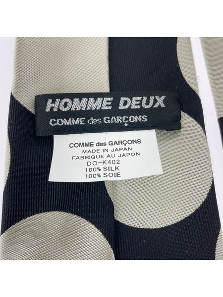 COMME des GARCONS ソノ他 HOMME DUEX ドット ネクタイ ブラック