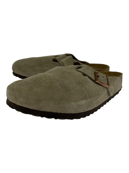 BIRKENSTOCK サンダル Boston / ボストン スエードレザー - トープ 42
