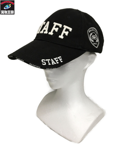 Balenciaga　ラグ衣料その他 STAFF Cap キャップ ブラック