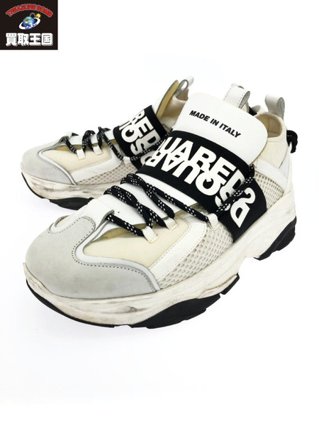 DSQUARED2 D-Bumpy One Low Top Sneakers WHT｜商品番号 ...