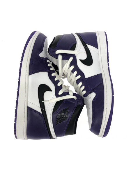 NIKE Air Jordan 1 Retro High OG 28.5cm 白/紫