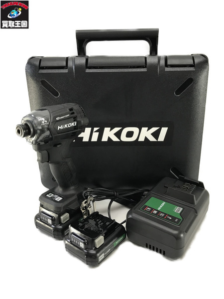 HiKOKI 10.8vコードレスインパクトドライバ ストロングブラック  WH12DCA(2LSB)