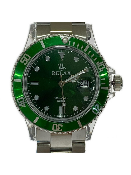 メンズ時計 RELAX 王冠ロゴ 腕時計