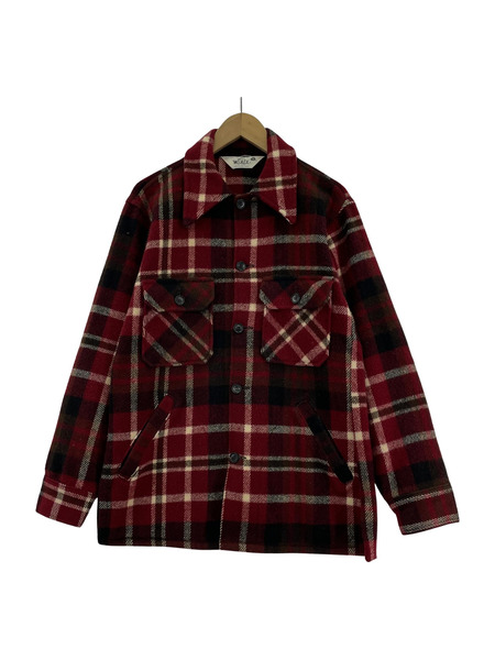 70s WOOLRICH ネルシャツ チェック レッド