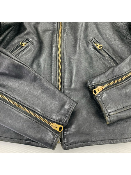 REAL McCOY'S レザージャケット REAL MCCOY STEEPLECHASE 黒(38)