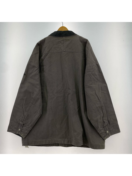 adidas ジャケット ダック地 襟レザー フィールドジャケット