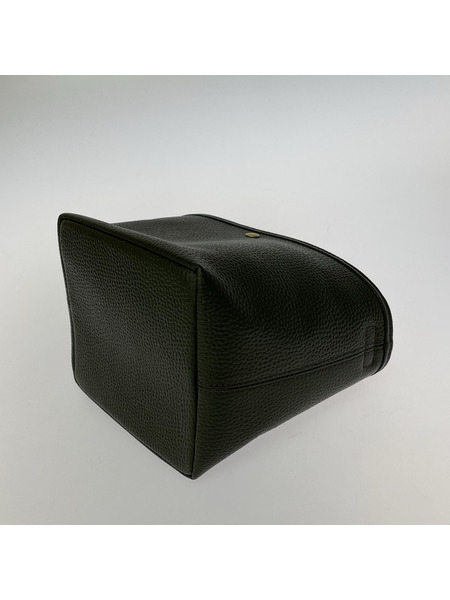 . トートバッグ Chiiibag レザーバスケット バッグ　オリーブ