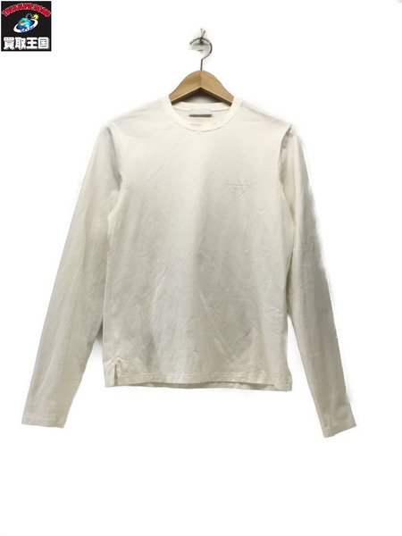 PRADA ストレッチコットンTシャツ 白 (XS)