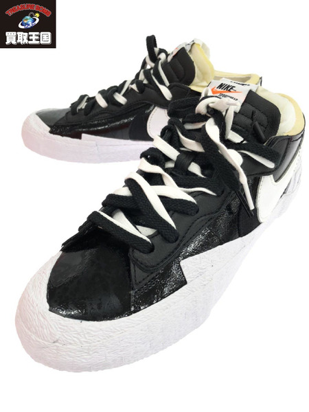 NIKE SACAI BLAZER LOW 26.5cm BLACK PATENT LEATHER[値下]｜商品番号