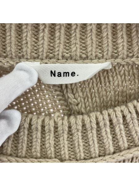 Name. PATCHWORK KNIT SWEATER 1