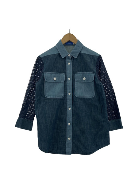 BURBERRY BLUE LABEL シャツ 青