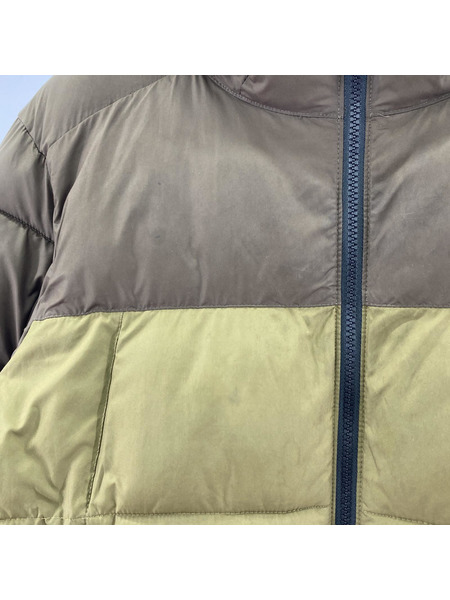 Columbia ジップアップ ダウンジャケット カーキ (M)[値下]