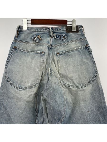 SUGARHILL 22SS FADED DOUBLE KNEE DENIM PANTS 30