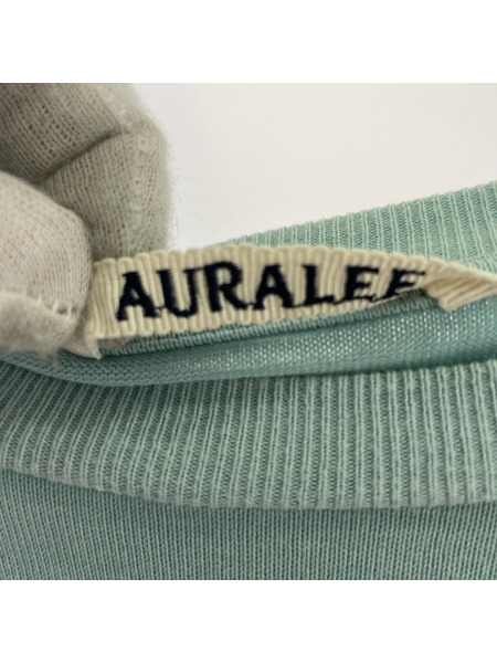 AURALEE 長袖Tシャツ・カットソー LUSTER PLAITING L/S TEE 4 BG