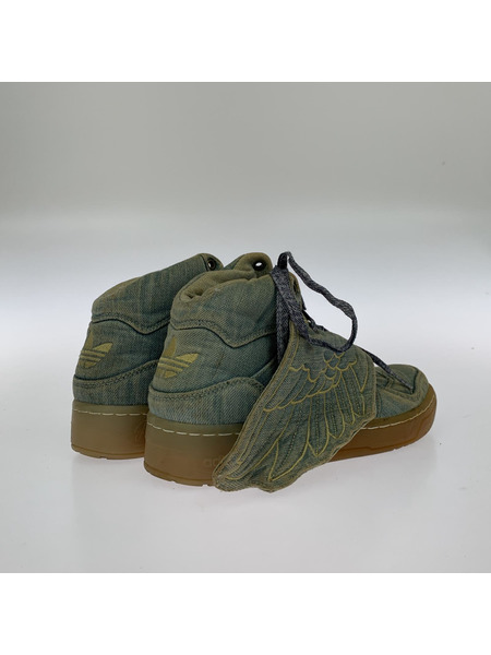 ADIDAS×JEREMY SCOTT スニーカー JS WINGS DENIM (24.5)