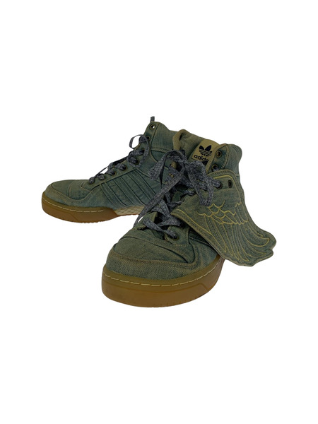 ADIDAS×JEREMY SCOTT スニーカー JS WINGS DENIM (24.5)