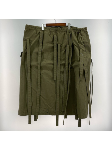 Yohji Yamamoto パンツ GATHERED TAPE SKIRT カーキ