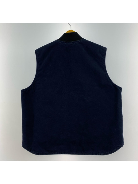 Carhartt ジャケット ダックベスト ネイビー XL