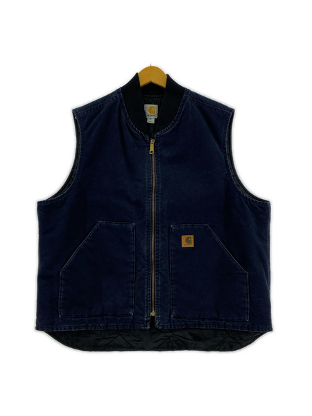 Carhartt ジャケット ダックベスト ネイビー XL