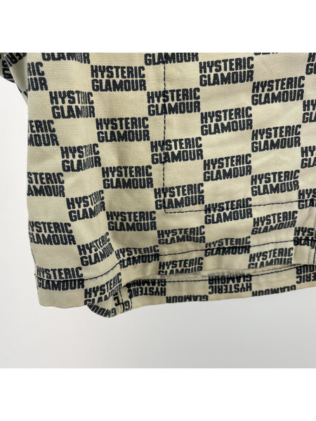 90s HYSTERIC GLAMOUR ロゴプリントハーフパンツ（W31）[値下]