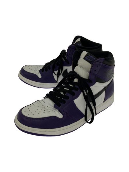 NIKE Air Jordan 1 Retro High OG Court Purple 27.5 555088-500