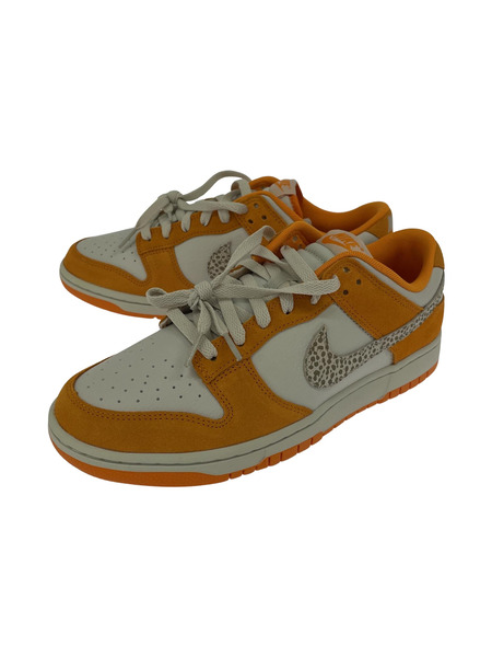 NIKE DUNK LOW SAFARI SWOOSH KUMQUAT