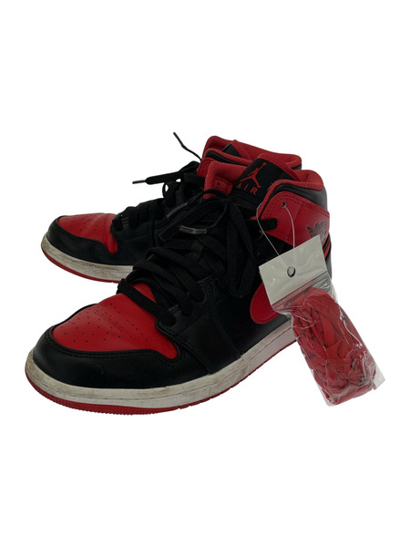 NIKE DQ8426-060 Air Jordan 1 Mid Bred Toe 26cm